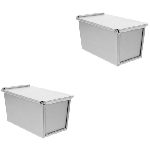 2pcs reusable metal loaf pans - reusable,