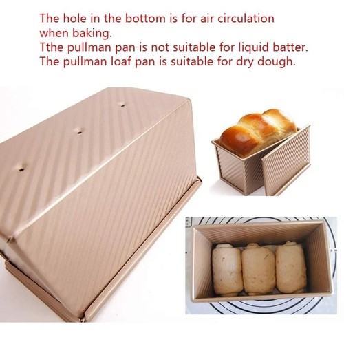 450g loaf bread pan with - with, lid