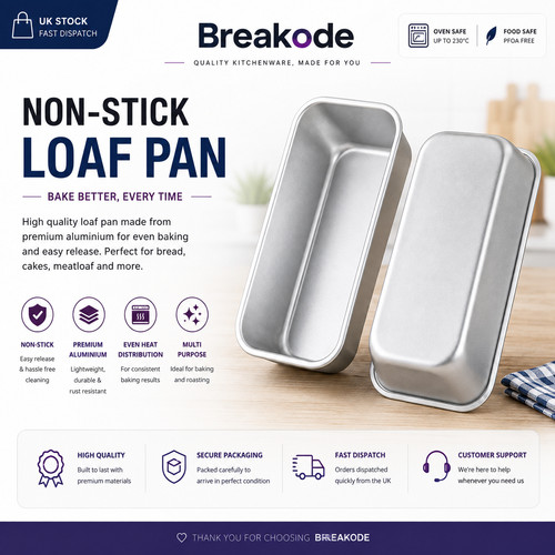 Loaf tin non stick bread - loaf, non-stick