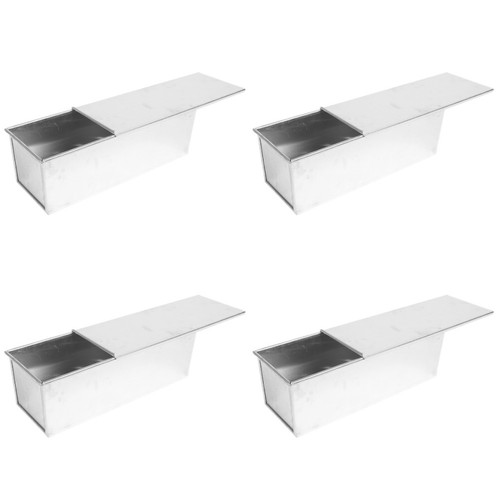 4pcs lidded loaf pan - lidded,