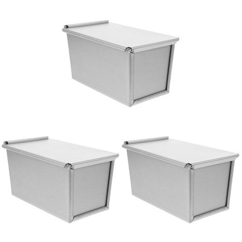 3pcs nonstick metal loaf pans - loaf,