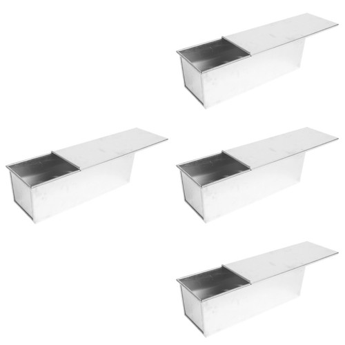 4pcs silver metal - 4pcs, pans