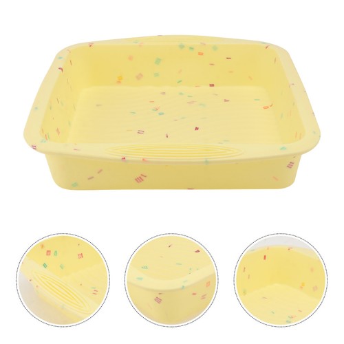 Reusable yellow silicone - silicone, bread