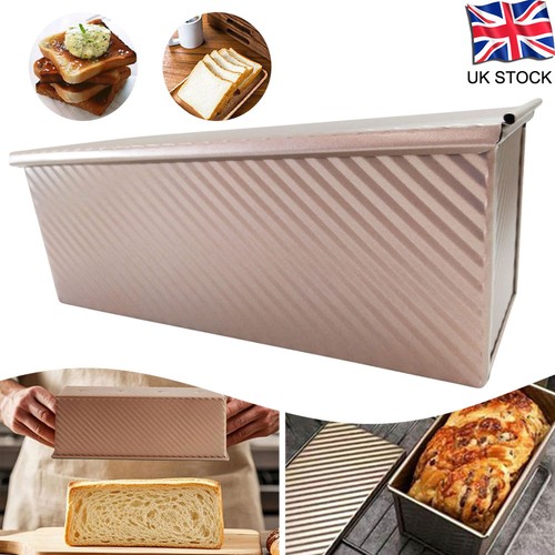 Rectangle non stick toast box - non-stick,