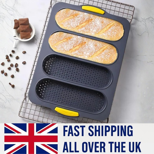 4slot baguette pan silicone - 4slot,