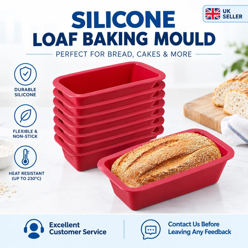 Silicone loaf tin non - silicone,